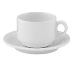Stackable Cup and Saucer